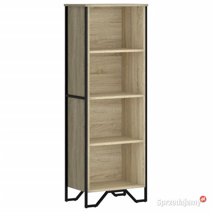 Regał na książki dąb sonoma 50x31x1375 WM848610 Warszawa
