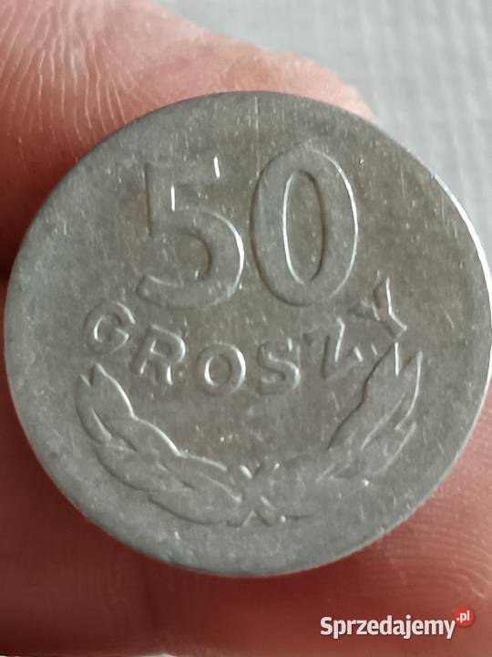 Sprzedam monete 50 gr 1949 r mala skretka Chełm