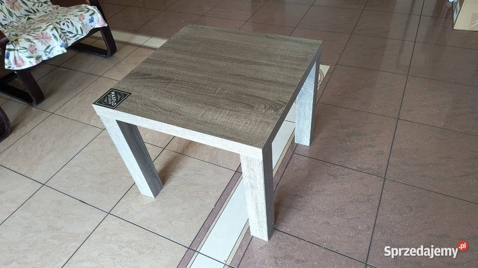 Drewniany stolik kawowy 60cm Tychy