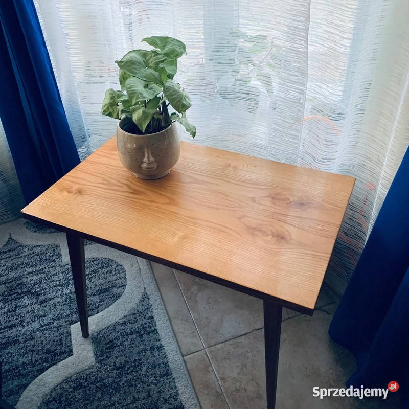 Stolik kawowy Vintage kolor jasnego drewna Walendów