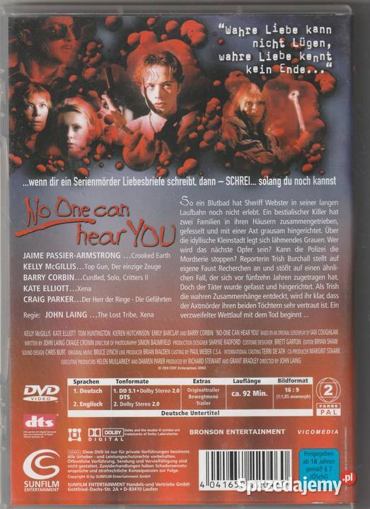 NO ONE CAN HEAR YOU DVD Pruszków