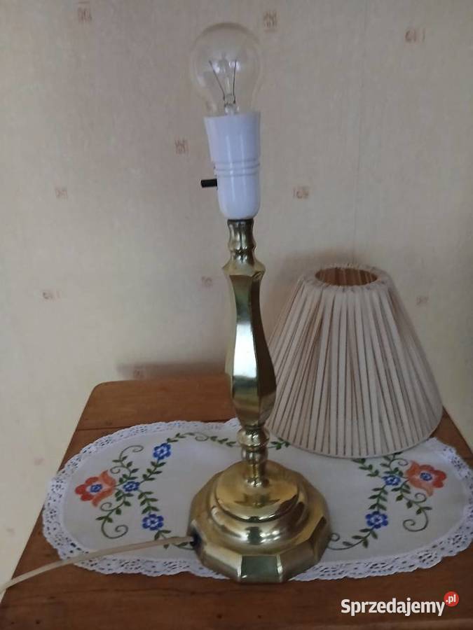 Mosiezna lampa z lat 50 tych Kraków