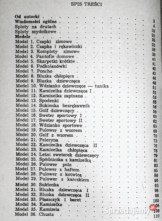 Dzianina dzieci w wieku szkolnym Irena Szymańska lubelskie Chełm