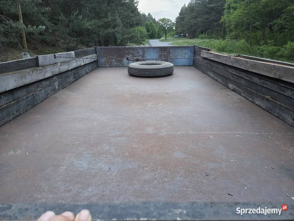 Przyczepa do balotów platforma 5m 25m Autosan nieuszkodzony łódzkie Złoczew