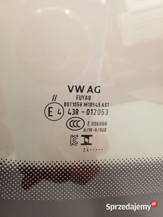 Szyba Przód Skoda SuperbVW Passat B9 24 Oryginał