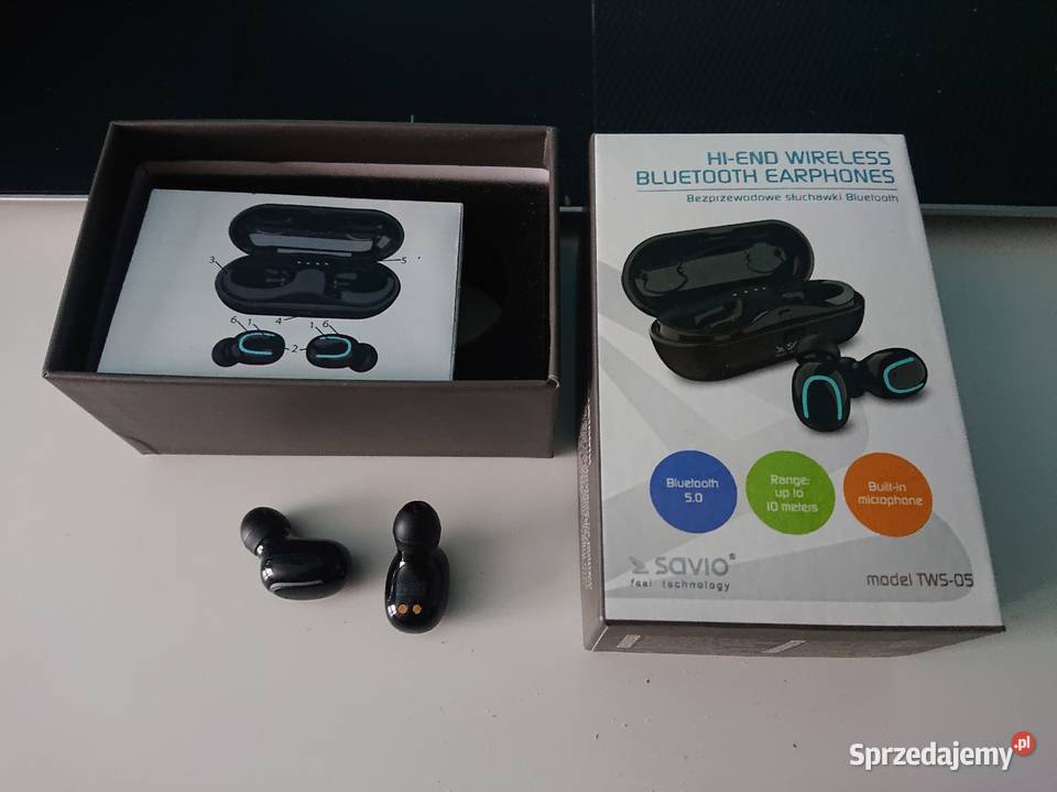 SAVIO TWS05 Słuchawki bluetooth śląskie Tychy sprzedam