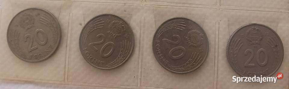 20 Forint Węgry różne roczniki Konin