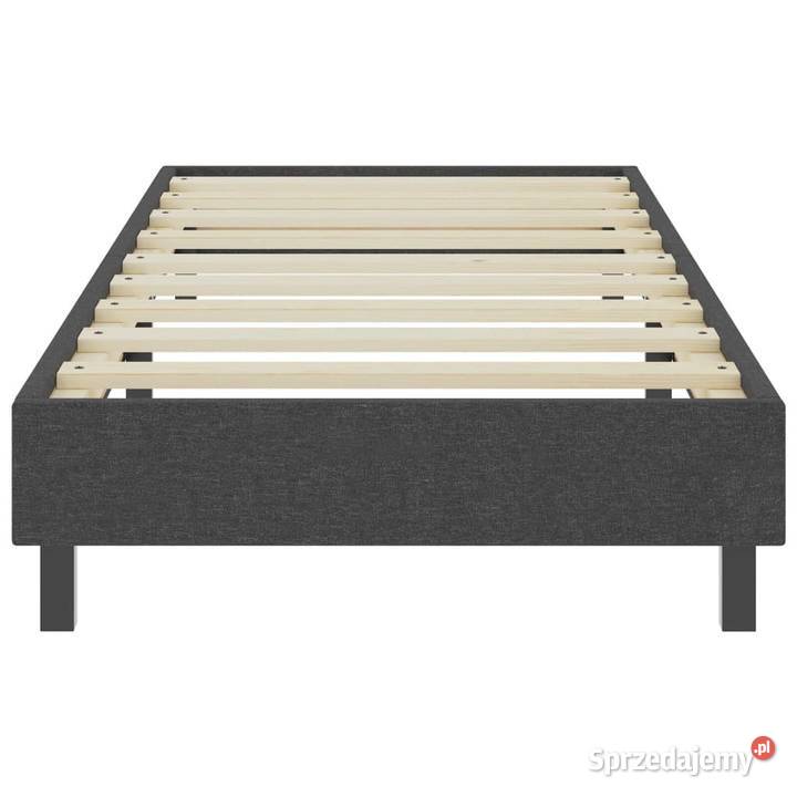vidaXL Łóżko kontynentalne szare tapicerowane sprzedam