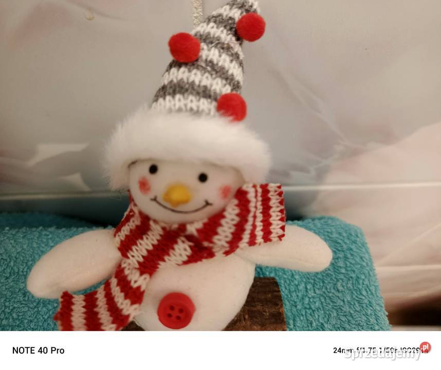 dekoracja świąteczna bałwanek Łódź