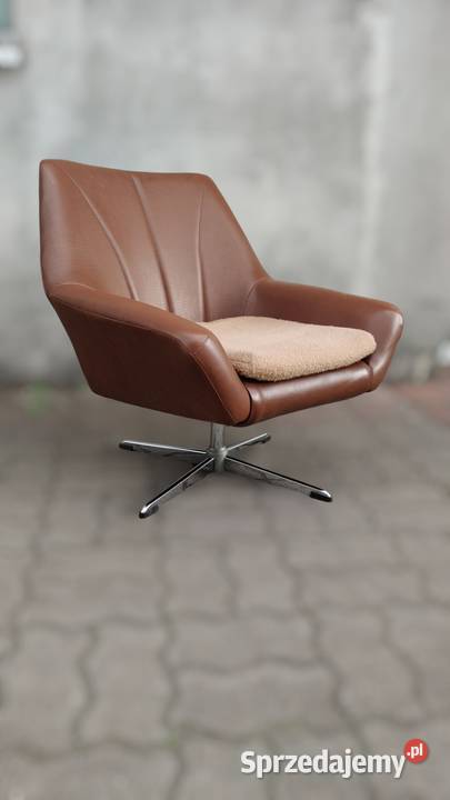 Fotele obrotowe Niemcy vintage PRL super stan Kalisz