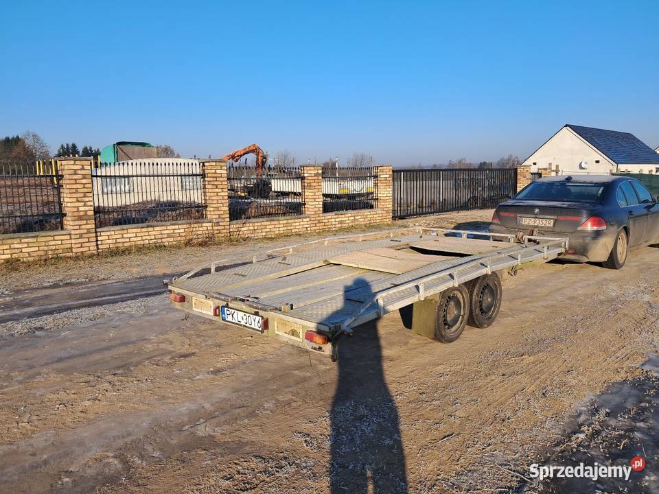Przyczepa Laweta Najazd Platforma Gorzów Wielkopolski sprzedam
