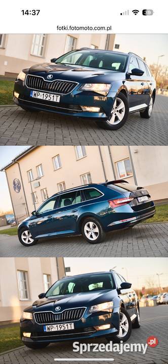 Skoda Superb 3 2018 nieuszkodzony