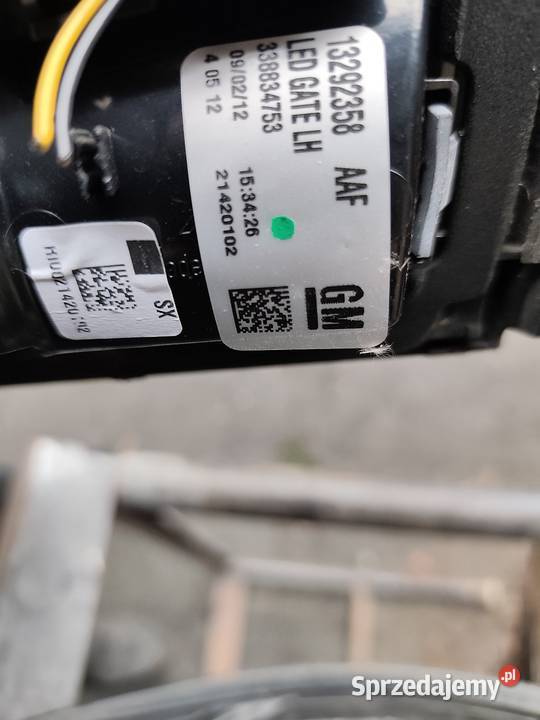 Łapa tylnia Opel Zafira LED Rok produkcji 2012 śląskie Czeladź