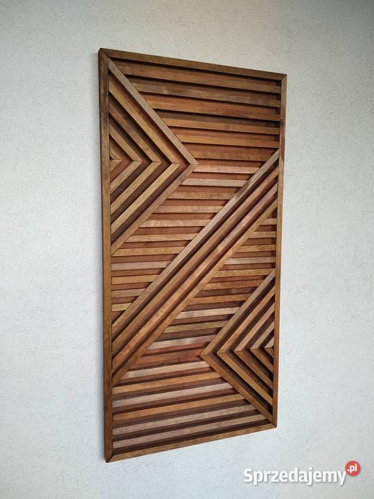 3D Obraz dekoracja panel ozdobny z drewna 80 x Gdynia sprzedam