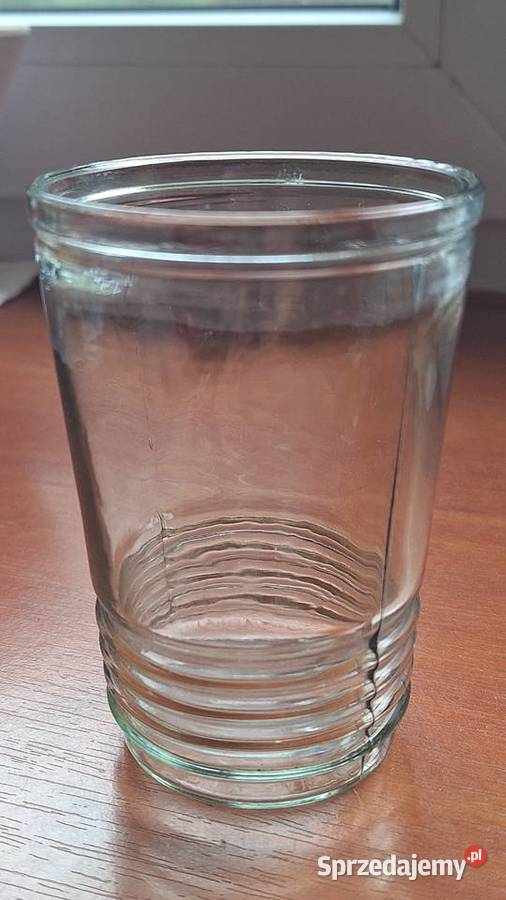 Szklanka musztardówka czasy PRL kolekcja vintage
