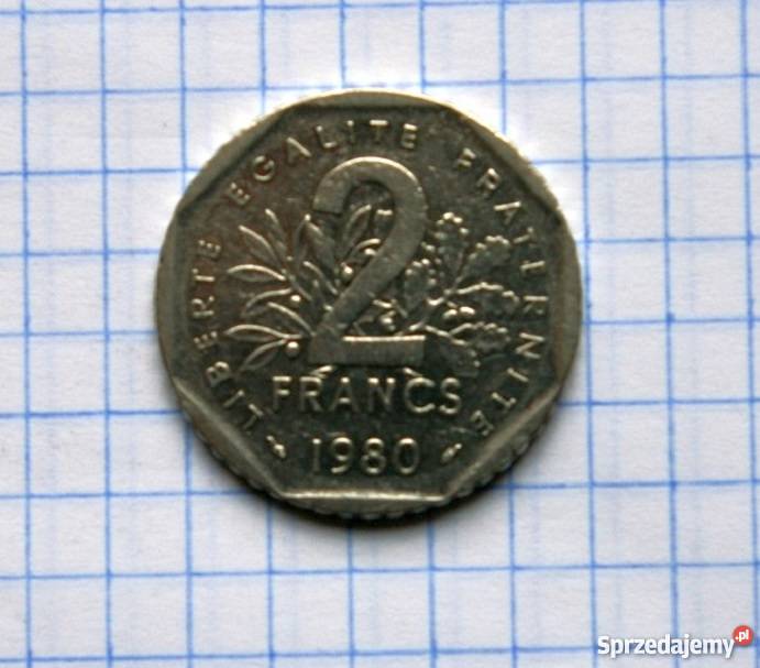 2 FRANKI 2 FRANCS 1980 FRANCJA lubelskie Piszczac