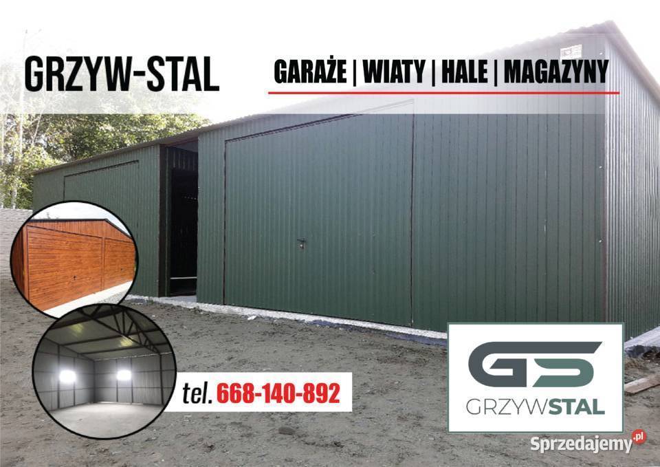 Garaż Blaszany Lekka Hala Stalowa konstrukcja dolnośląskie Oława