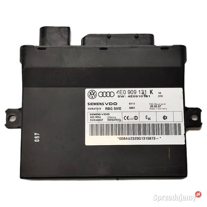 Audi A8 D3 Sterownik Moduł Kessy Klucza