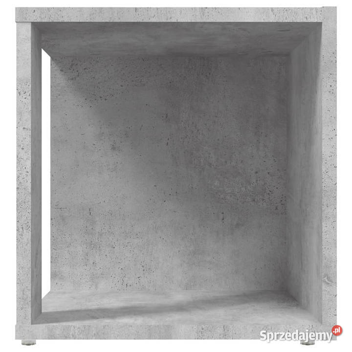 Stolik boczny szary 33x33x345 materiał Meble