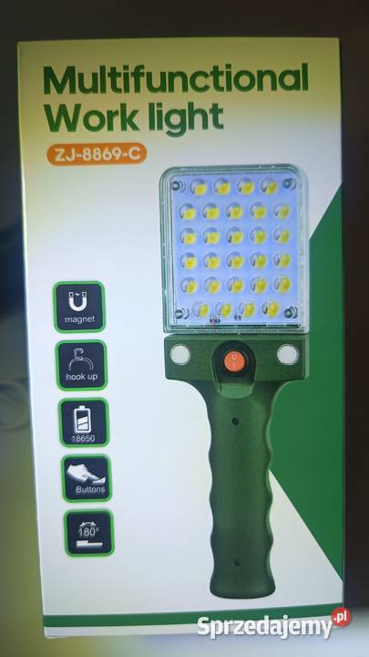 lampa warsztatowa na magnes i hak Gliwice