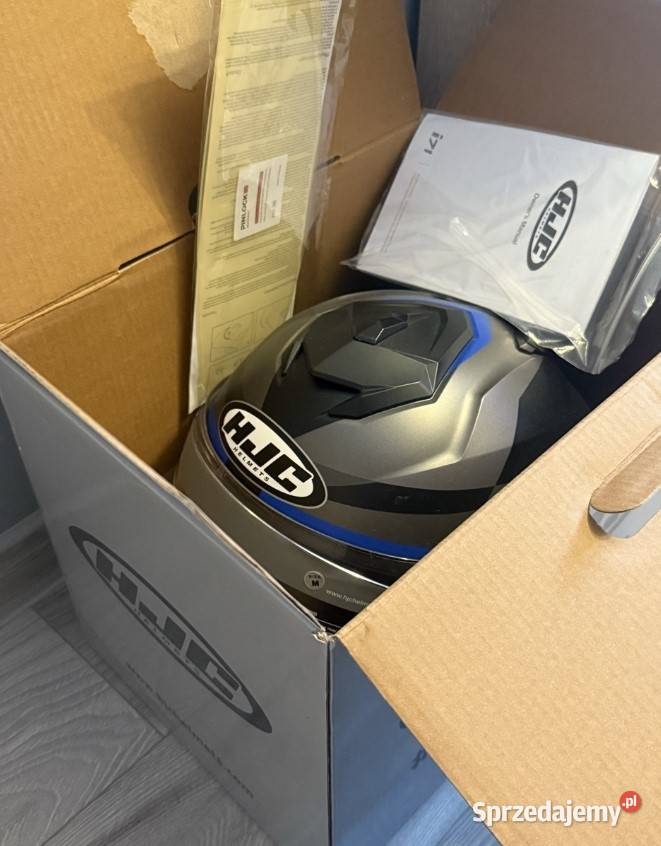 Kask na motor HJC praktycznie nowy Gwarancja mazowieckie Raciąż sprzedam