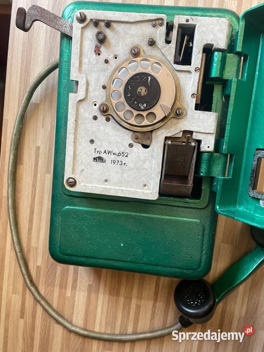 Automat telefoniczny wrzutowy typ AWw652 1973 r Koszalin