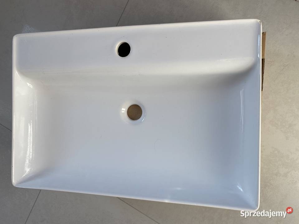 umywalka nablatowa Rima 20 uszkodzona krawędź podlaskie Dobrzyniewo Duże
