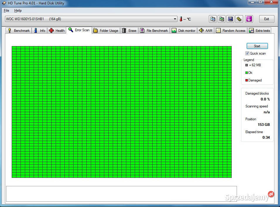 Dysk twardy 160GB Samsung HD160JJ SATA II 8MB Radlin