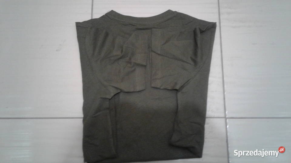 Koszulki z krótkim rękawem tshirt w kol khaki Rozmiar L Łomża