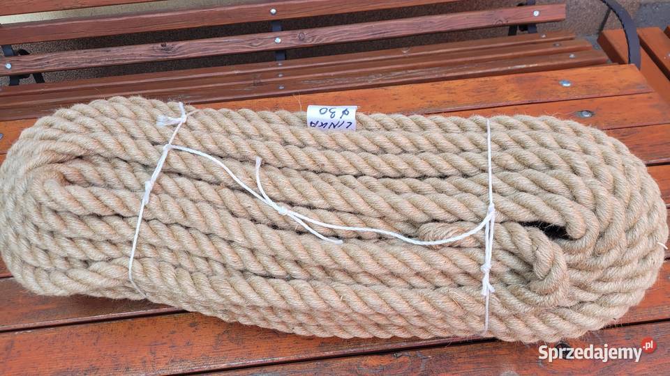 Lina jutowa 20mm 50m sznurek postronek lina Warszawa