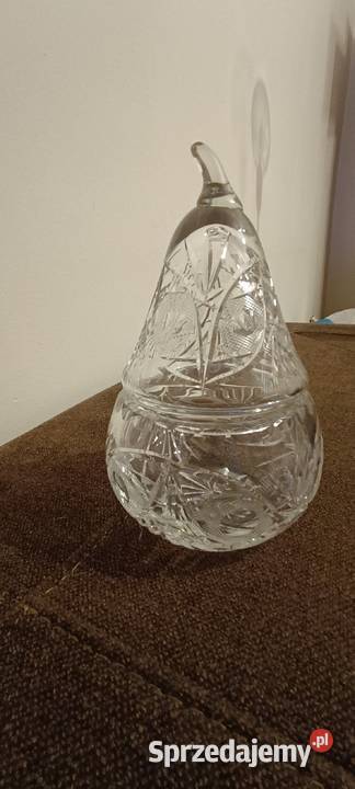 Kryształowa bombonierka gruszka sprzedam