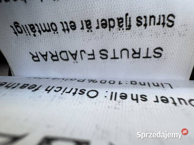 Kamizelka damska M naturalne futro strusie pióra Częstochowa sprzedam