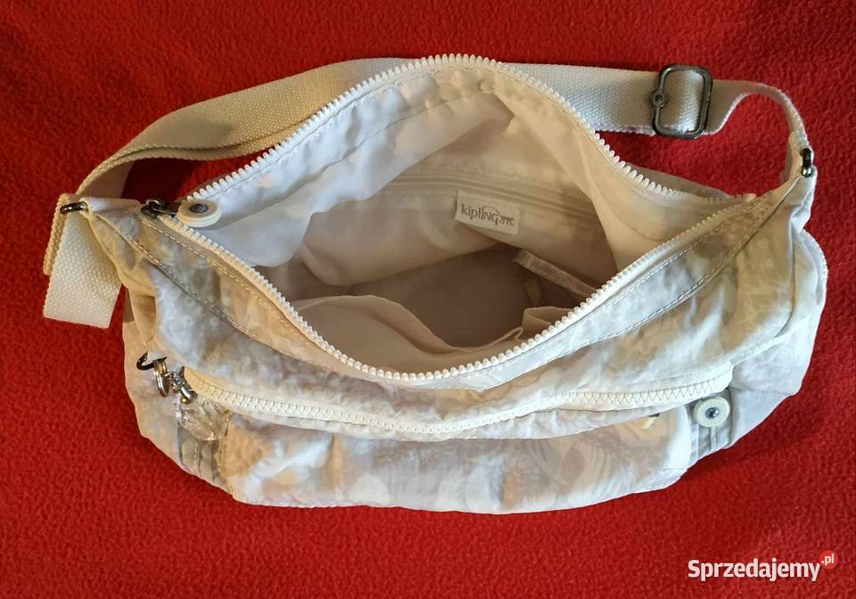 Torba na ramię Kipling GABBIE Crossbody biała w