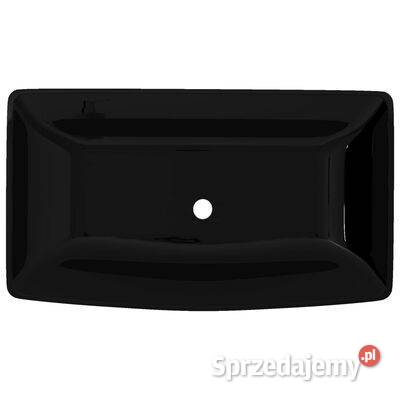 vidaXL Zlew łazienkowy ceramiczny czarny Warszawa sprzedam