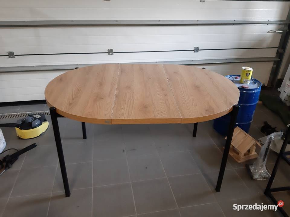 Stół industrialny okrągły rozkładany sprzedam