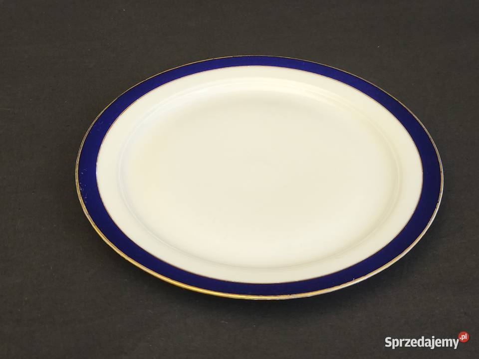 Talerz płaski kobaltowy Eschenbach Chełm