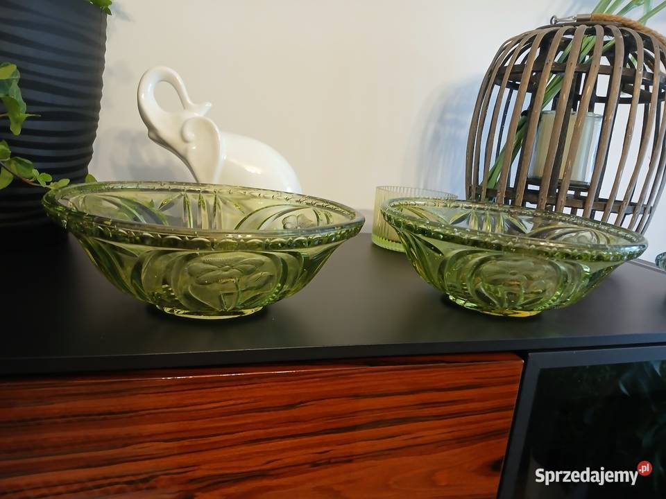 Miski szklane vintage Wiewiórka