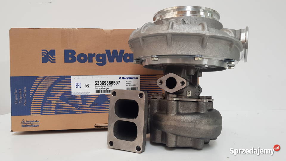 Turbosprężarka BorgWarner KKK 53369886507