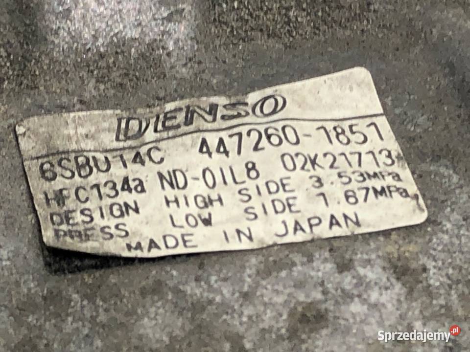 SPRĘŻARKA KLIMATYZACJI BMW E87 4472601851 20 143