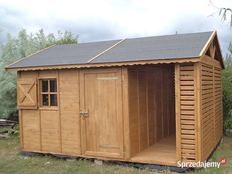Drewutnia Mrozeb 3x45m domek gospodarczy Parzymiechy