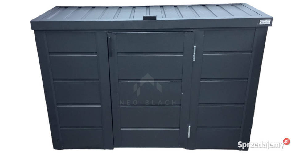 Zabudowa koszy na śmieci wiata śmietnikowa