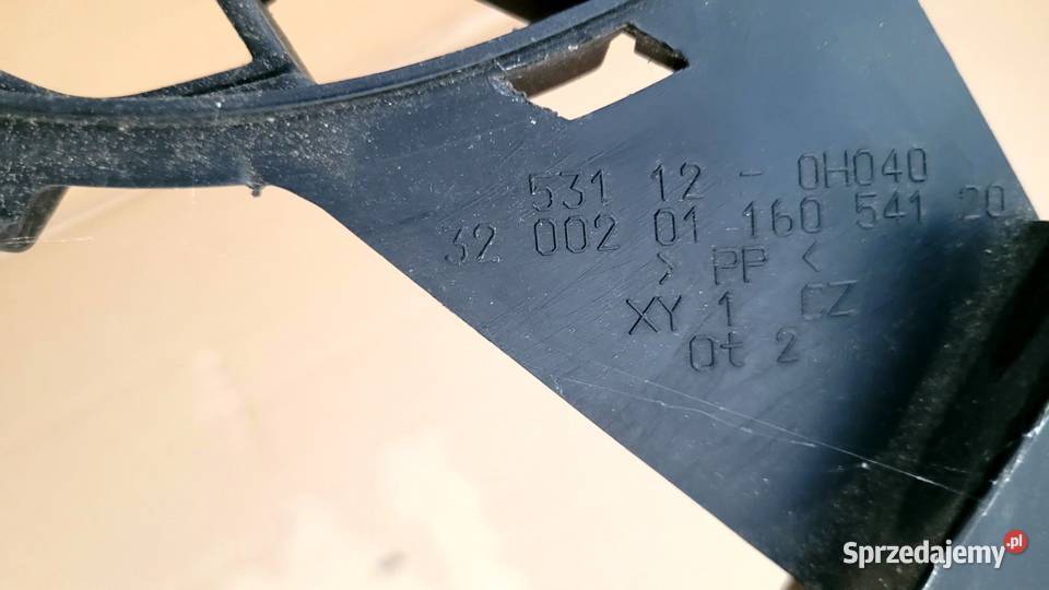 Kratka zderzaka toyota aygo lift 531120h040 09 śląskie