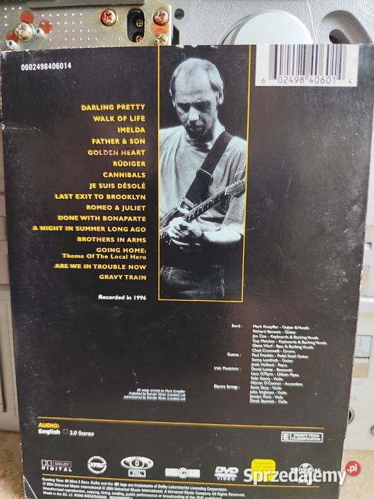 DVD Mark Knopfler A Night In London 1996 Stargard sprzedam