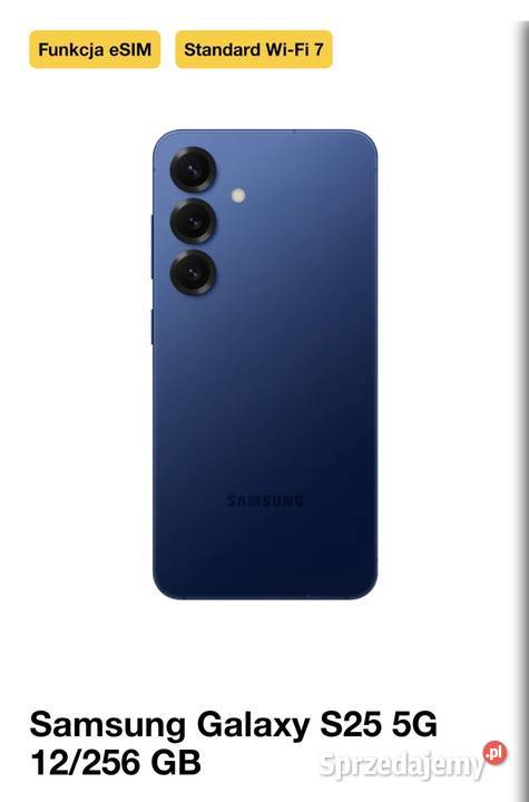 Samsung Galaxy S25 5G 12256 GB Piekary Śląskie