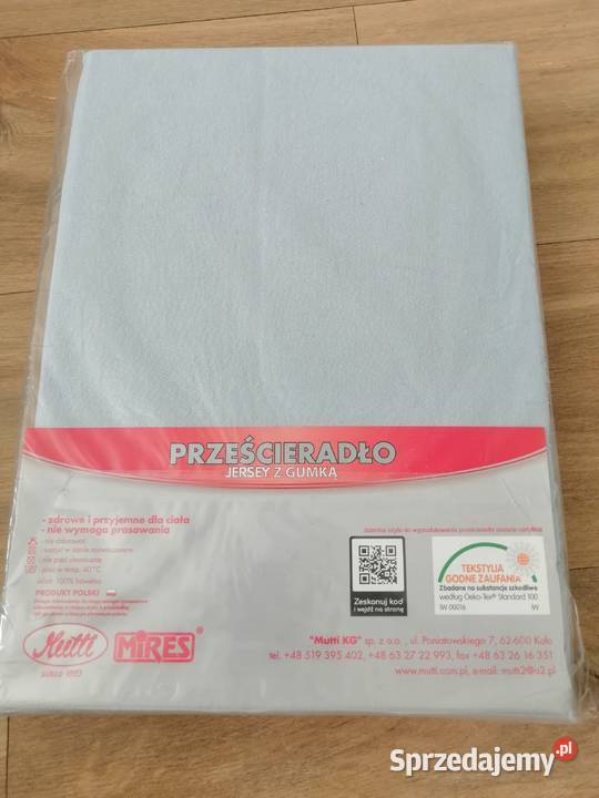 NOWE PRZEŚCIERADŁO JERSEY Z GUMKĄ BAWEŁNIANE Poznań sprzedam