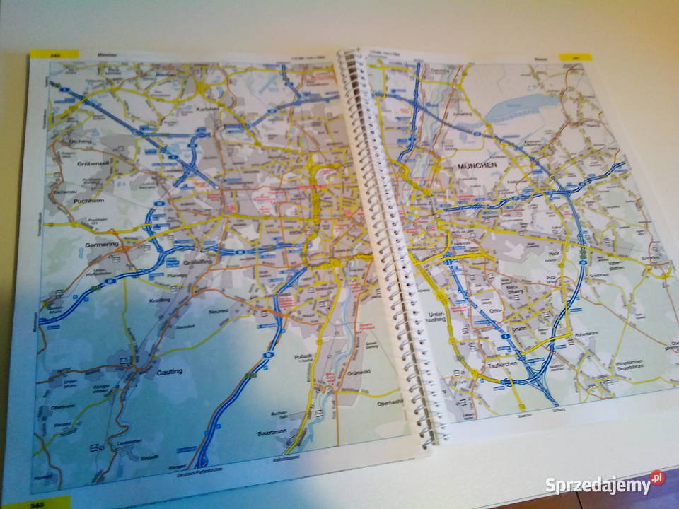 Atlas Niemcy Europa ADAC Maxi 20172018 Wałbrzych