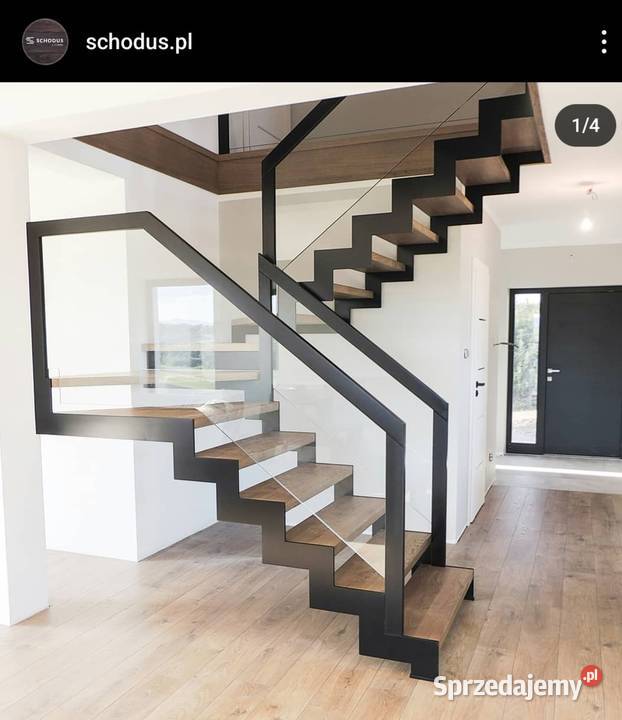 Schody metal Schody szkło Schody nowoczesne Schody wewnętrzne małopolskie Tarnów sprzedam
