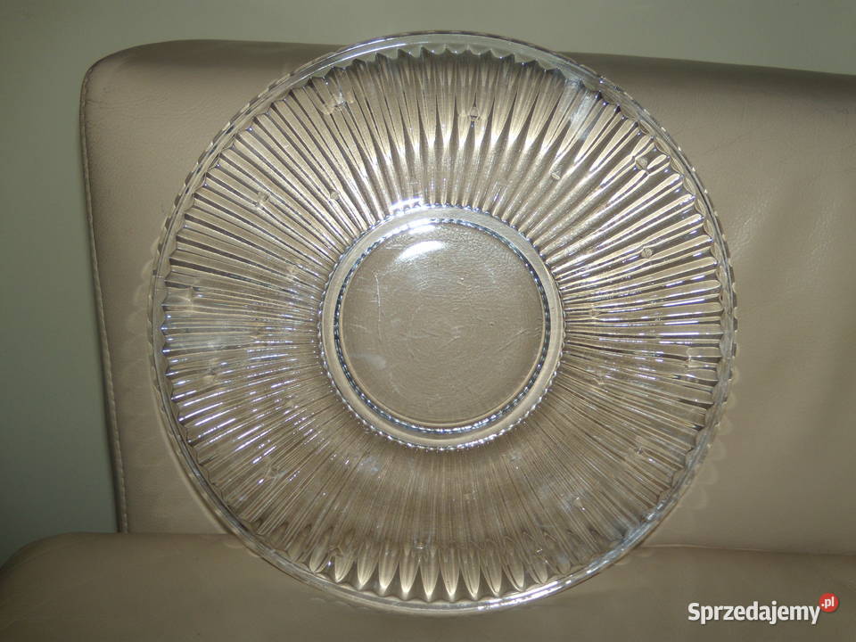 Talerz szklany duży Warszawa