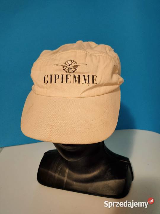 Kolekcjonerska firmowa czapka z daszkiem Gipiemme. Kolarstwo