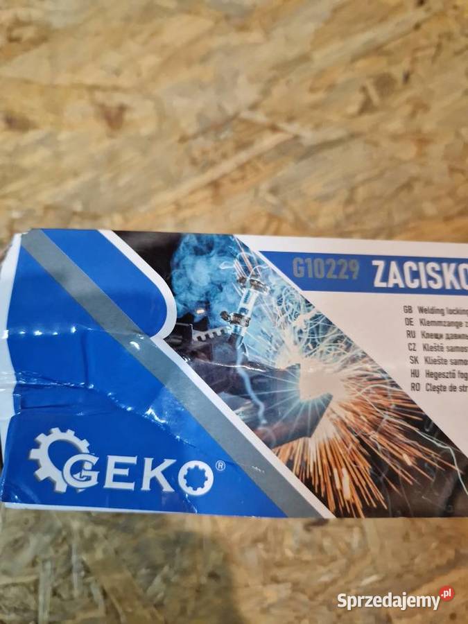 Zaciskowe szczypce spawalnicze 250mm płaskie Głogowa